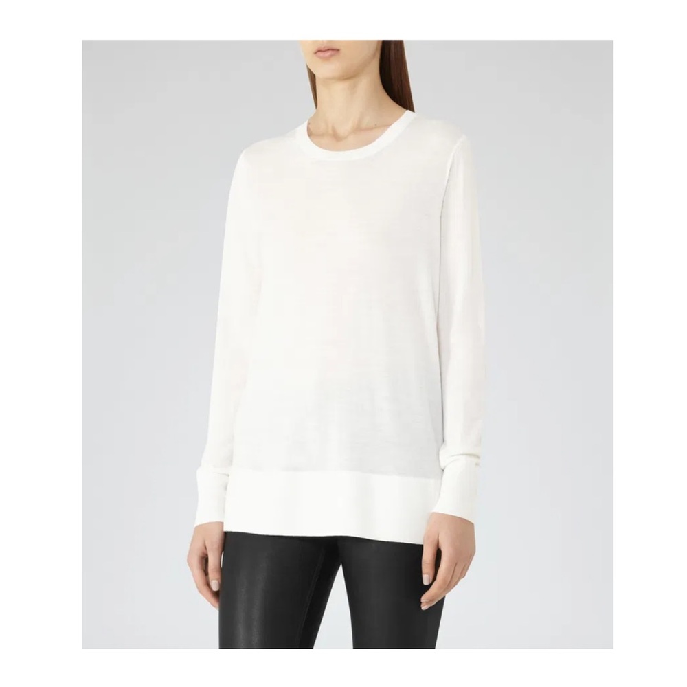 REISS Clover Merino Wool Sweater